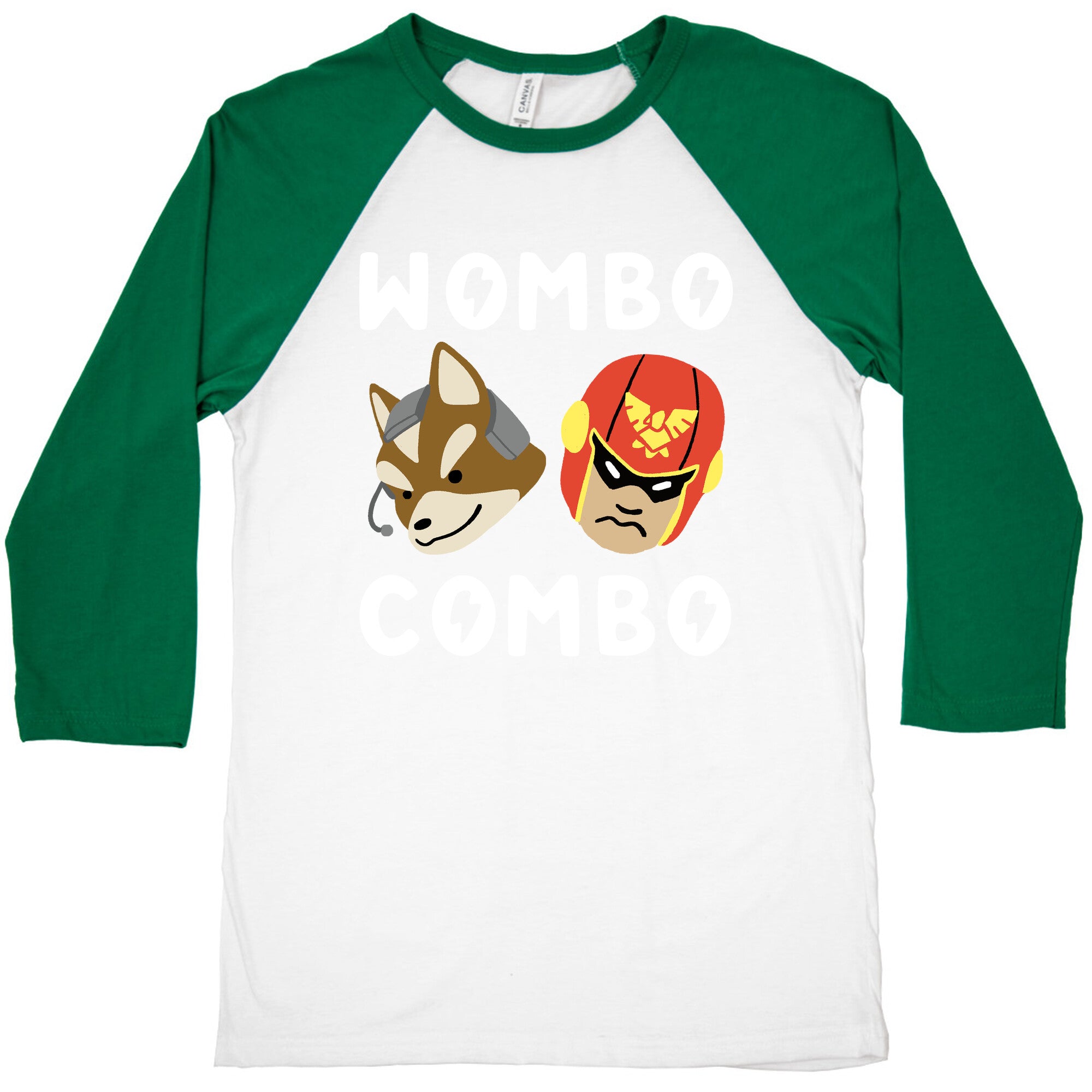 Wombo Combo - Fox and Captain Falcon Baseball Tee
